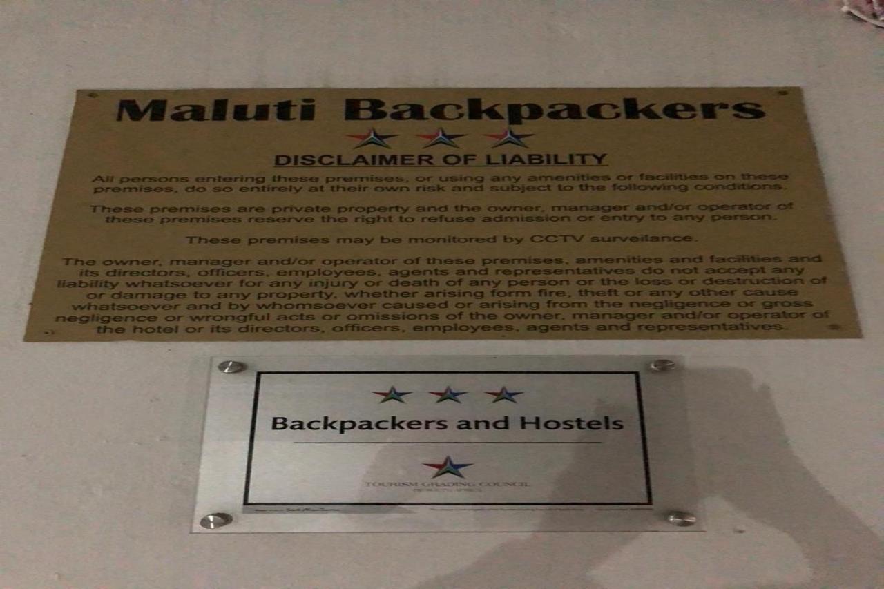 Maluti Backpackers Hotel Phuthaditjhaba Buitenkant foto